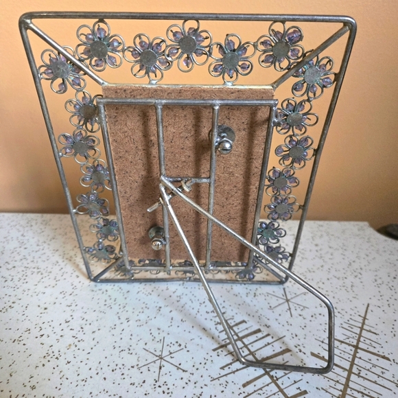 Pier 1 floral metal picture frame - Picture 3 of 3